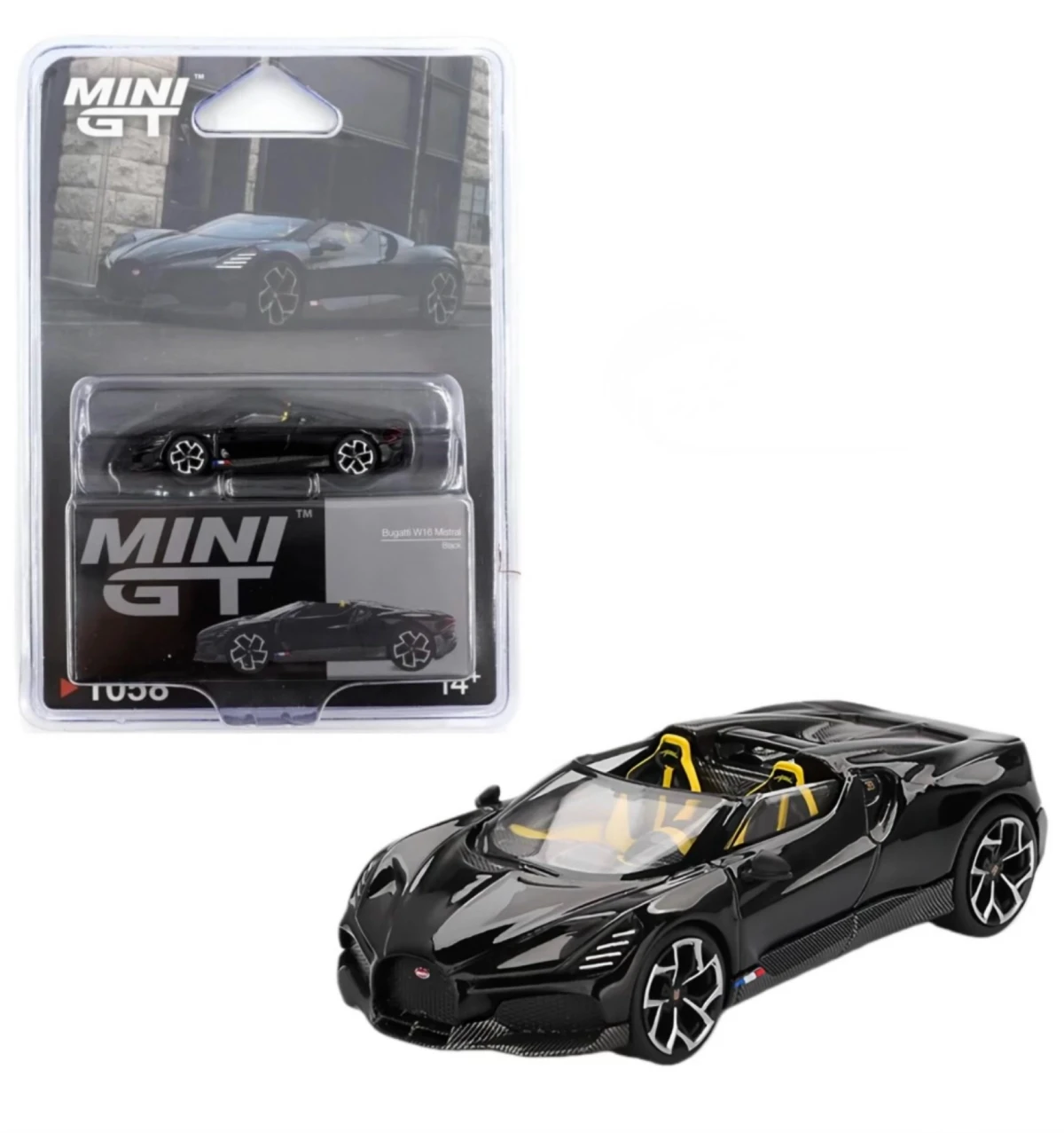 2025 Bugatti W16 Mistral Black: Blister: Image 2