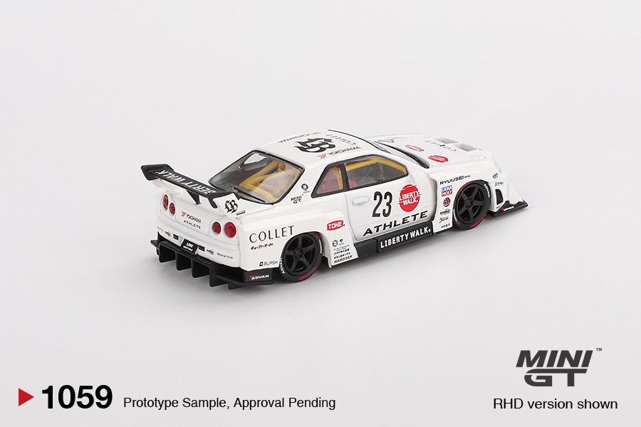 2025 Nissan LB-ER34 Super Silhouette White: Image 5