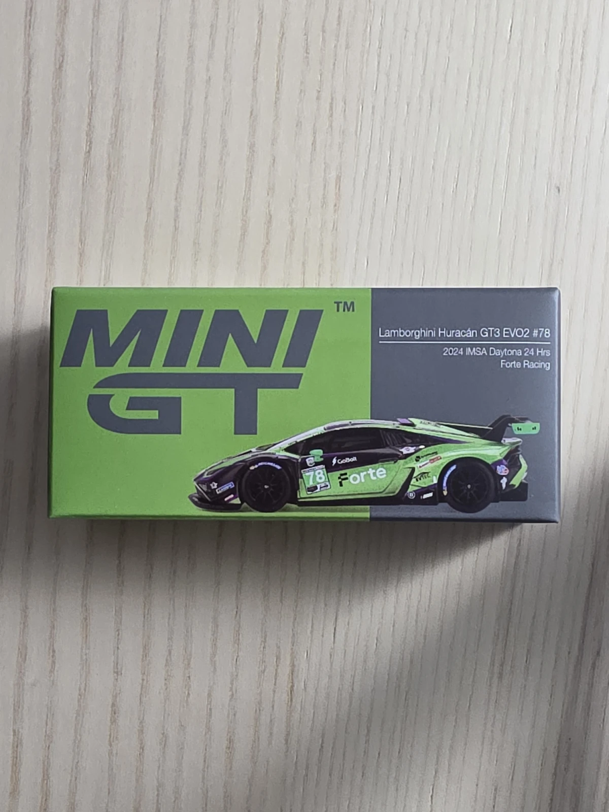2025 Lamborghini Huracán GT3 EVO2 #78 Forte Racing 2024 IMSA Daytona 24 Hrs: Box: Image 2