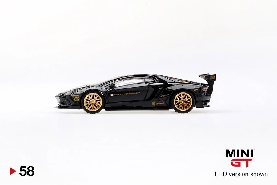 Hot Wheels LB★WORKS Lamborghini Aventador Black