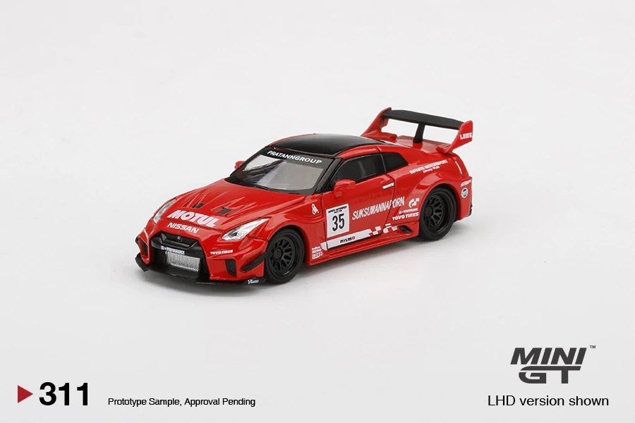 2021 LB-Silhouette Works GT Nissan 35GT-RR Ver. 1 Infinite Motorsport Motul Red: Image 2