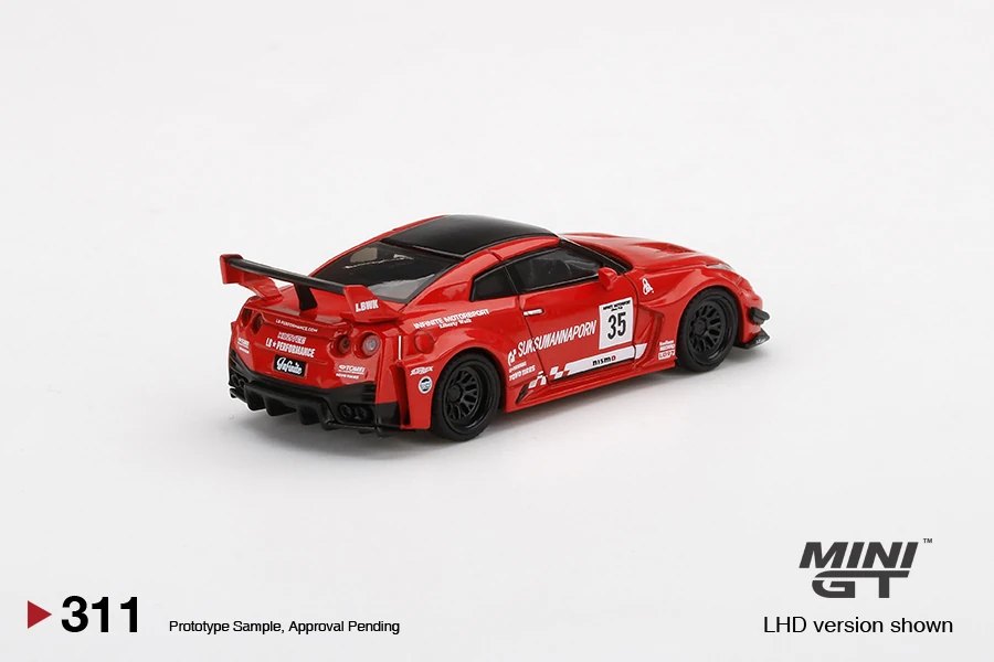 2021 LB-Silhouette Works GT Nissan 35GT-RR Ver. 1 Infinite Motorsport Motul Red: Image 4