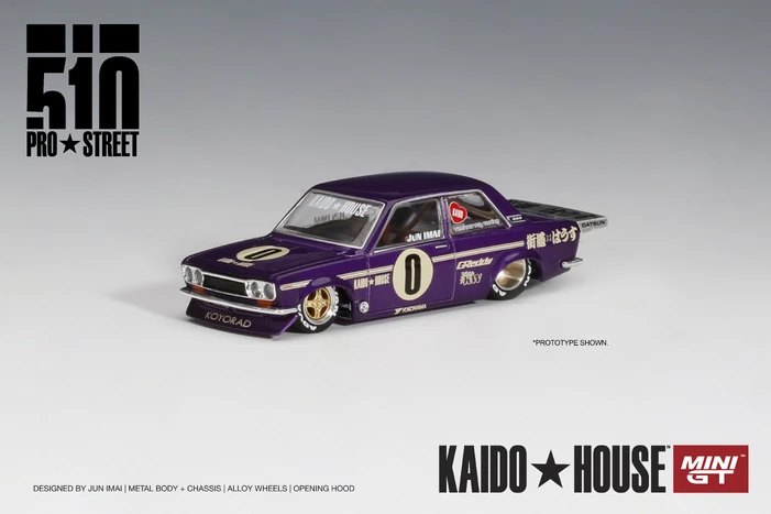 Hot Wheels Datsun 510 Pro Street OG Purple