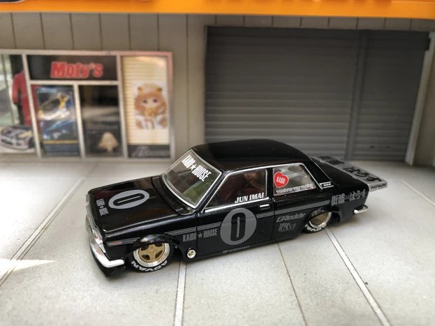 Hot Wheels Datsun 510 Pro Street OG Black KaidoHouse Exclusive