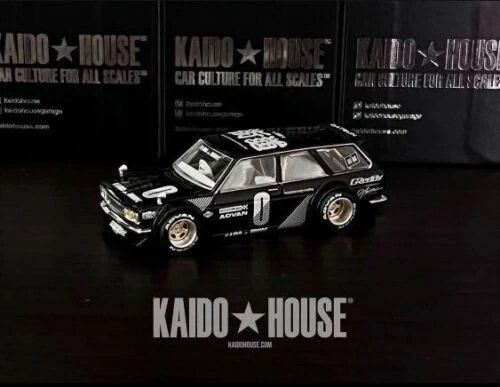 Hot Wheels Datsun KAIDO 510 Wagon Black Limited