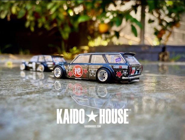 Hot Wheels Datsun KAIDO 510 Wagon Hanami Black Limited