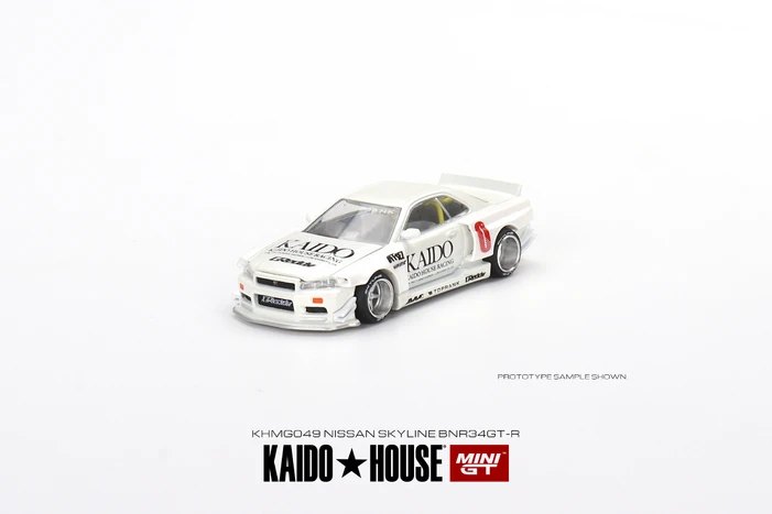 Hot Wheels Nissan Skyline GT-R (R34) Kaido Works White