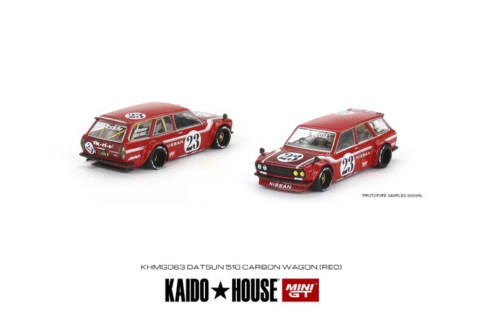 2023 Datsun KAIDO 510 Wagon CARBON FIBER V2 Red: Image 2