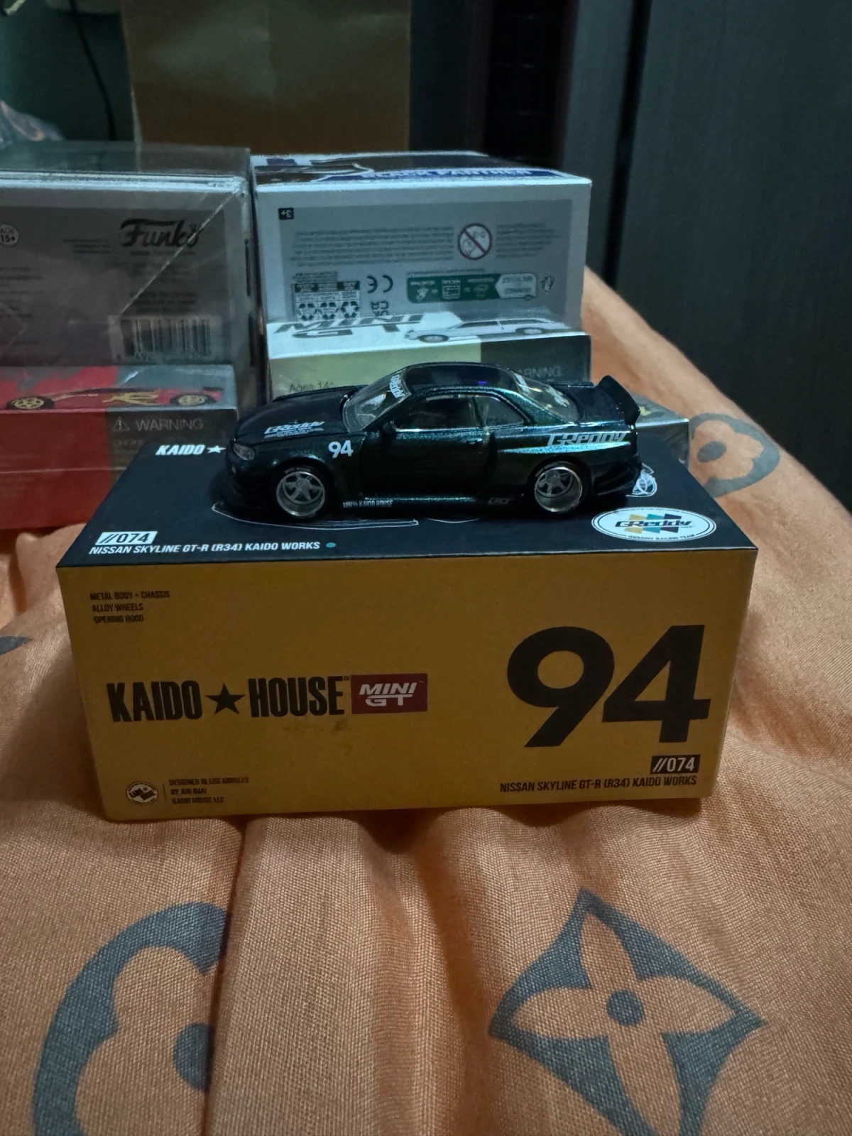 2023 Nissan Skyline GT-R (R34) Kaido Works GReddy V1 Green: Box: Image 2