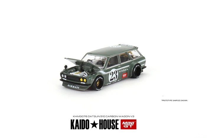 Hot Wheels Datsun KAIDO 510 Wagon CARBON FIBER V3