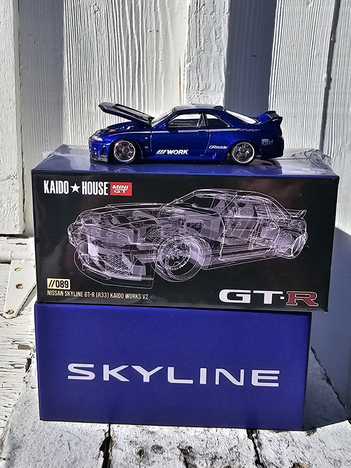 2023 Nissan Skyline GT-R (R33) Kaido Works V2 Blue: Box: Image 5