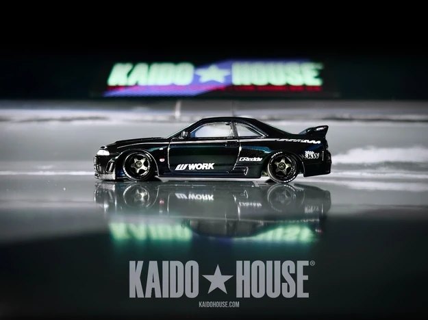 Hot Wheels Nissan Skyline GT-R (R33) Kaido Works Black Limited