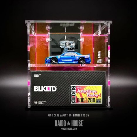 Hot Wheels Nissan Skyline GT-R (R34) TAMIYA x KAIDO HOUSE "The Hornet" Black Limited