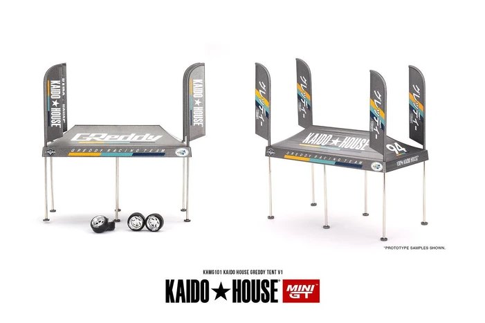 Hot Wheels Kaido House GREDDY Tent V1