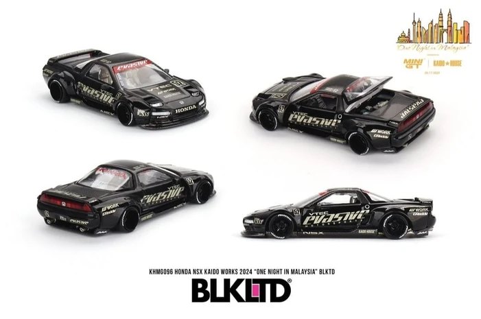 Hot Wheels Honda NSX (NA1) Kaido Works V1 Black Limited