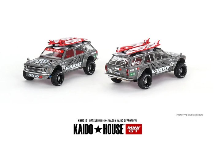 Hot Wheels Datsun 510 4X4 Wagon Kaido Offroad V1