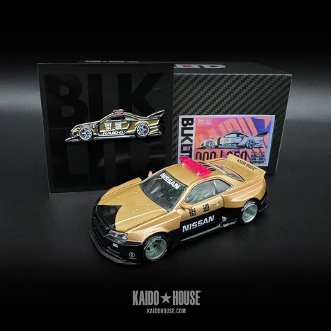 Hot Wheels BLKLTD Nissan Skyline GT-R (R34) Kaido Works (V2 Aero) Police