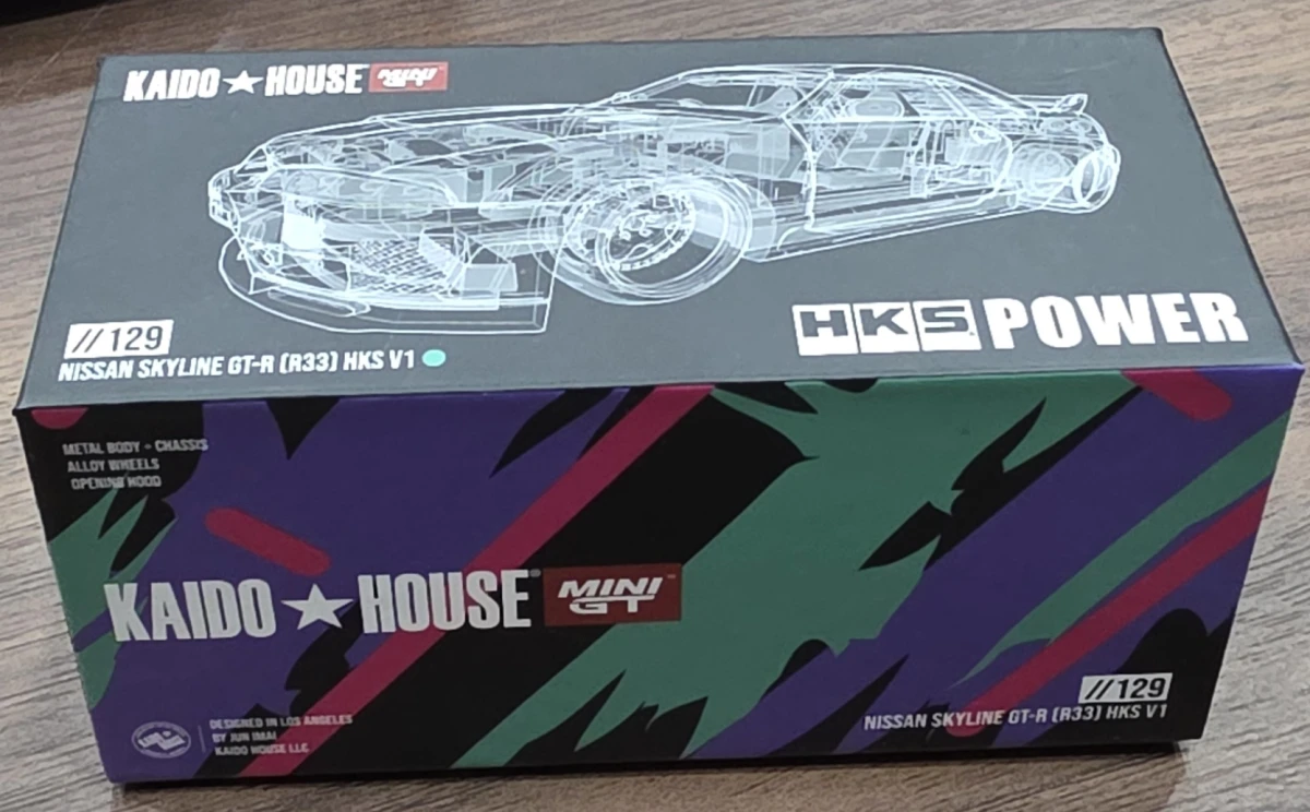 2024 Nissan Skyline GT-R (R33) HKS V1 Black: Box: Image 5