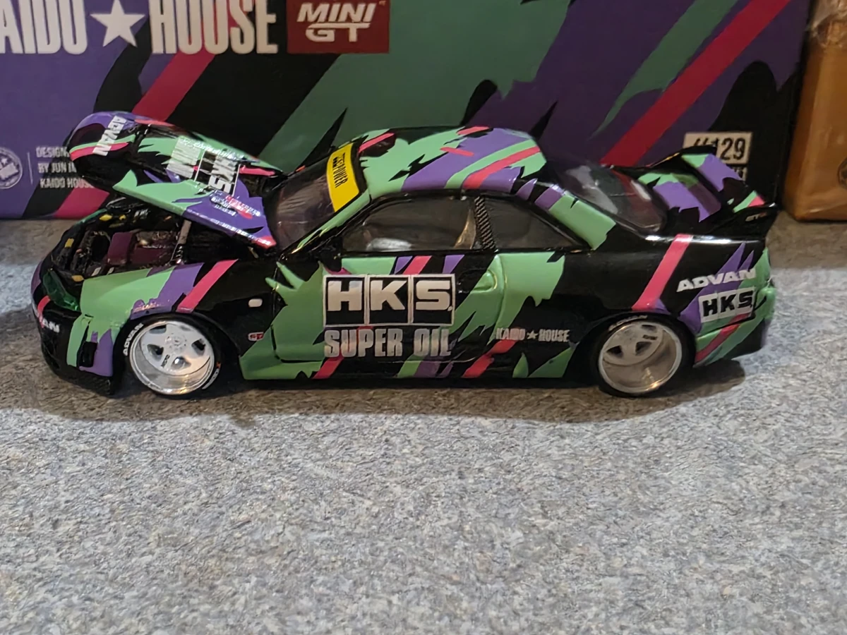 2024 Nissan Skyline GT-R (R33) HKS V1 Black: Box: Image 2