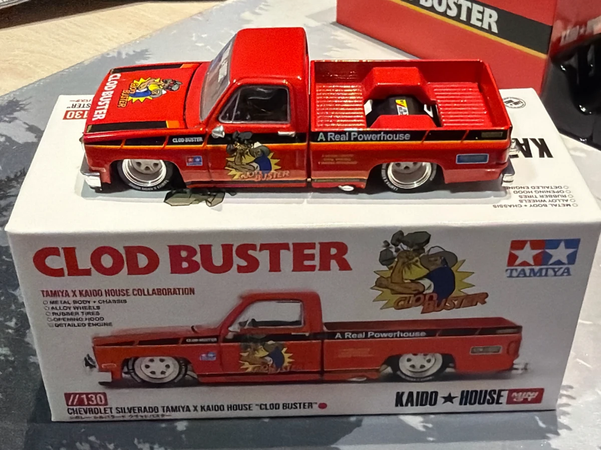 2024 Chevrolet Silverado Tamiya X Kaido House "Clod Buster" Orange: Box: Image 2