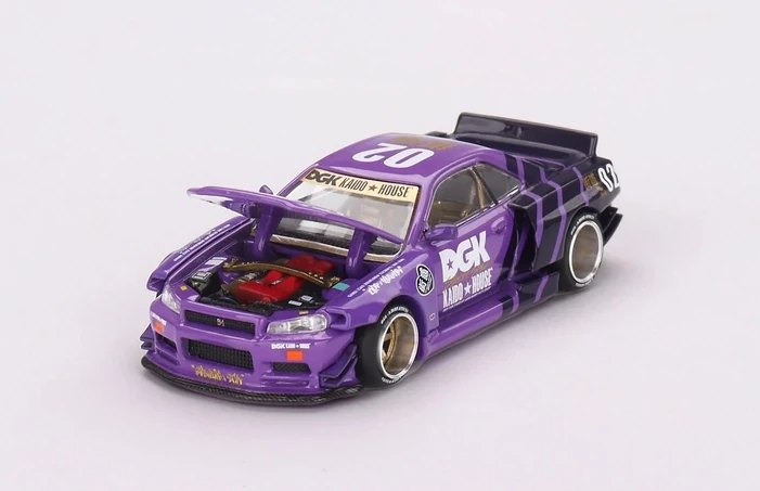 Hot Wheels Nissan Skyline GT-R (R34) Kaido House X DGK V1