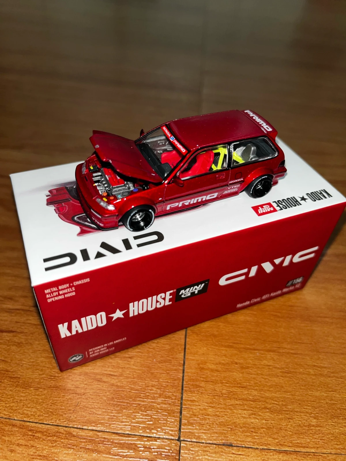 2025 Honda Civic (EF) Kaido Works V2 Red: Box: Image 2