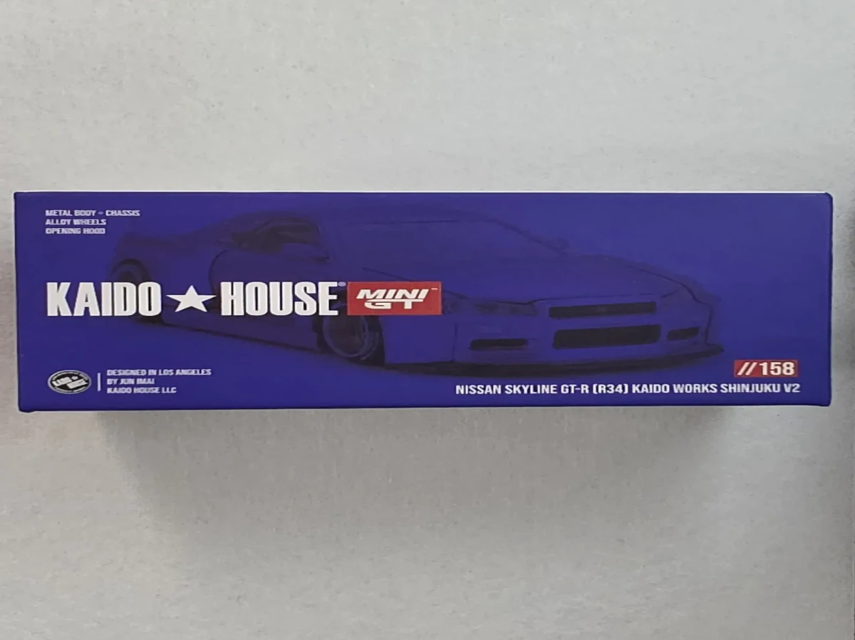 2025 Nissan Skyline GT-R (R34) Kaido Works Shinjuku V2 Blue: Box: Image 4