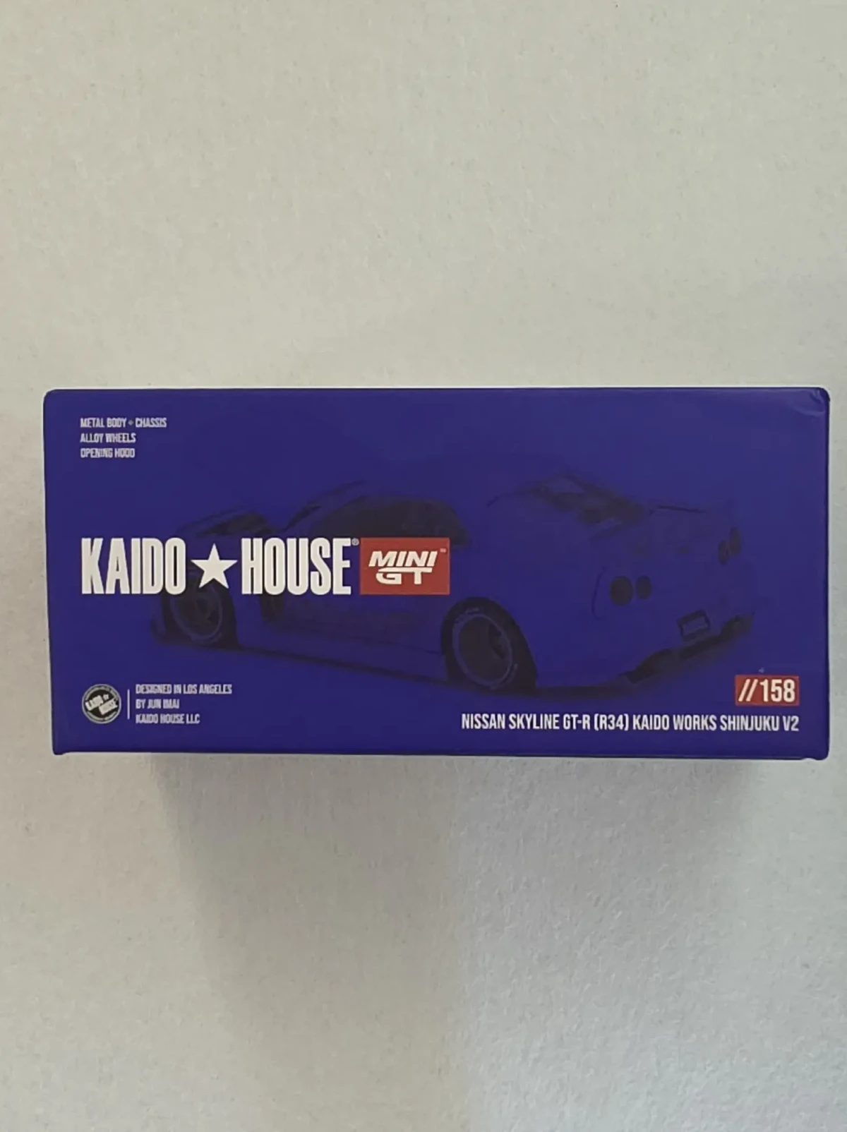 2025 Nissan Skyline GT-R (R34) Kaido Works Shinjuku V2 Blue: Box: Image 3