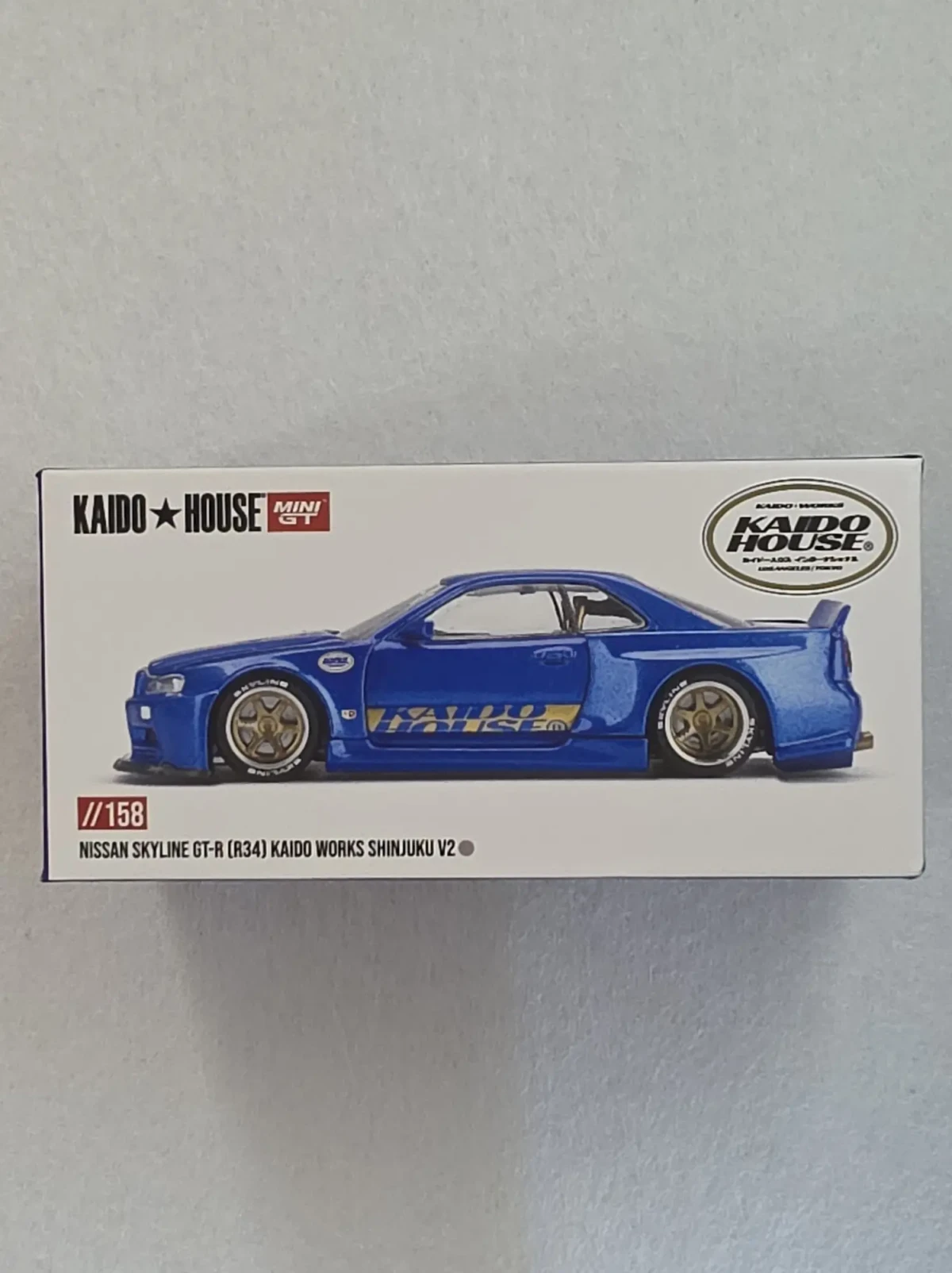 2025 Nissan Skyline GT-R (R34) Kaido Works Shinjuku V2 Blue: Box: Image 2