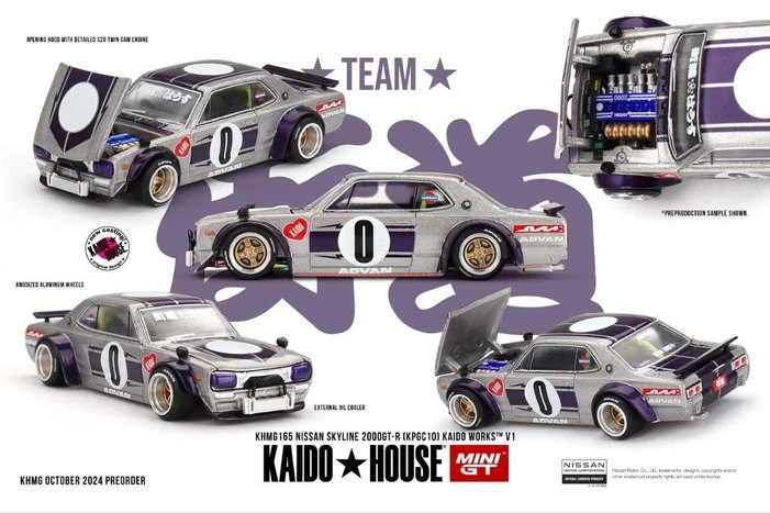 Hot Wheels Nissan Skyline 2000GT-R (KPGC 10) Kaido Works V1