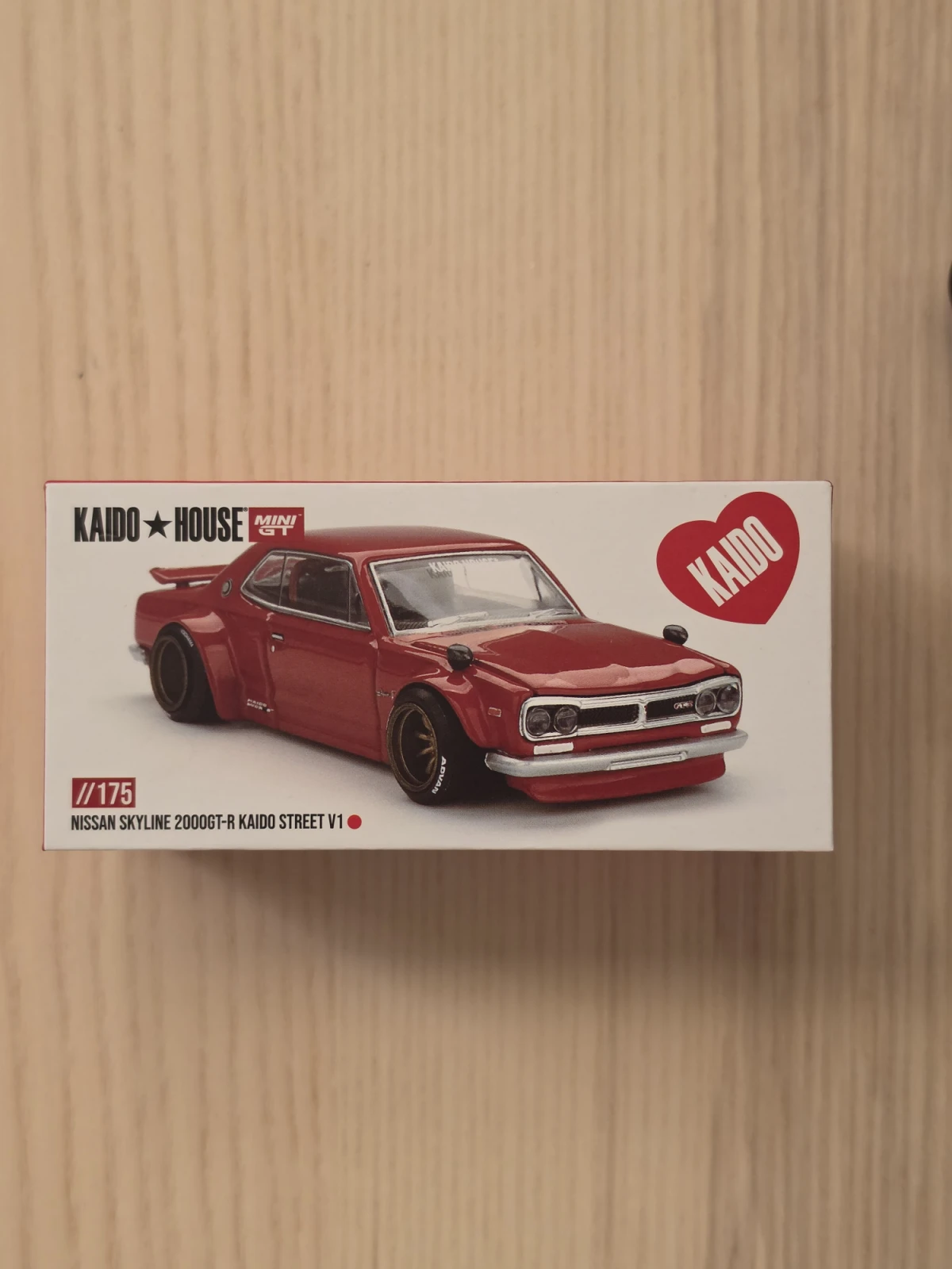 2025 Nissan Skyline 2000GT-R (KPGC 10) Kaido Street V1 Red: Box: Image 4