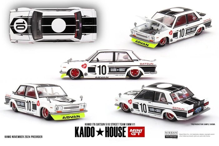Hot Wheels Datsun 510 Street Team XMM V1
