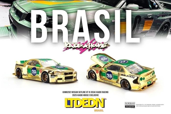 Hot Wheels Nissan Skyline GT-R (R34) Kaido Racing 2025 Kaido House Exclusive