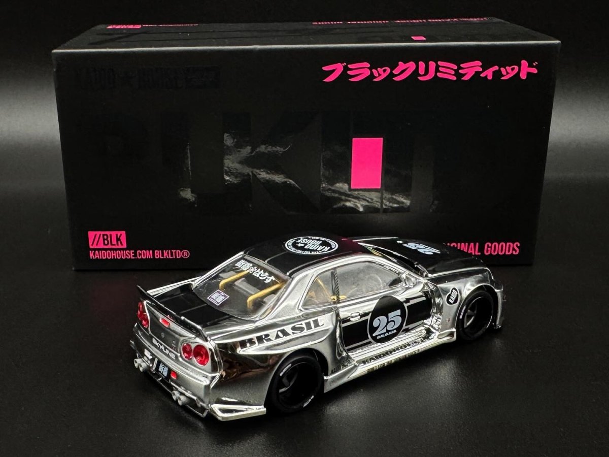 2025 Nissan Skyline GT-R (R34) KAIDO RACING Black Limited Chrome: Box: Image 2