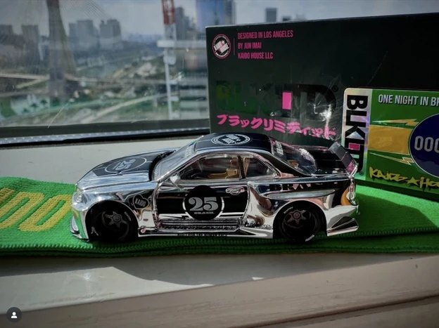 Hot Wheels Nissan Skyline GT-R (R34) KAIDO RACING Black Limited
