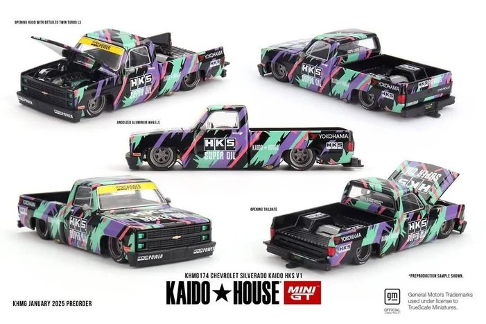 Hot Wheels Chevrolet Silverado Kaido HKS V1