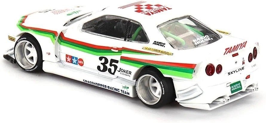 2025 Nissan Skyline GT-R (R34) Tamiya x Kaido House "The Grasshopper" V1 White: Image 5