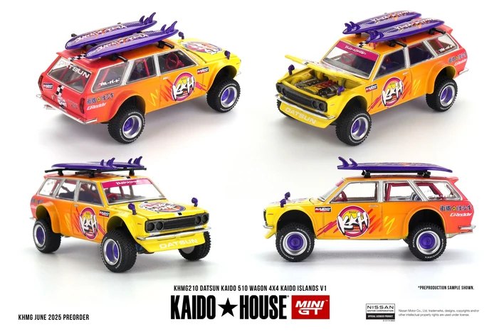 Hot Wheels Datsun Kaido 510 Wagon 4x4 Kaido Islands V1