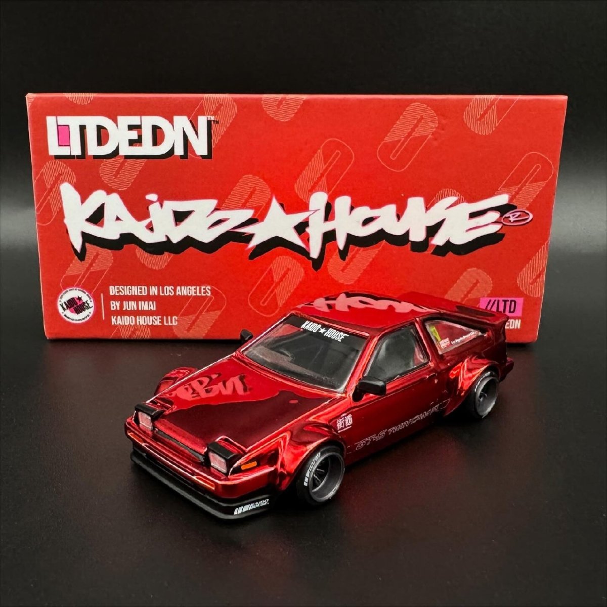 2025 Toyota AE86 Sprinter Trueno Kaido House 525 Spec 2025 Los Angeles Diecast Club LTDEDN Chrome: Box: Image 2