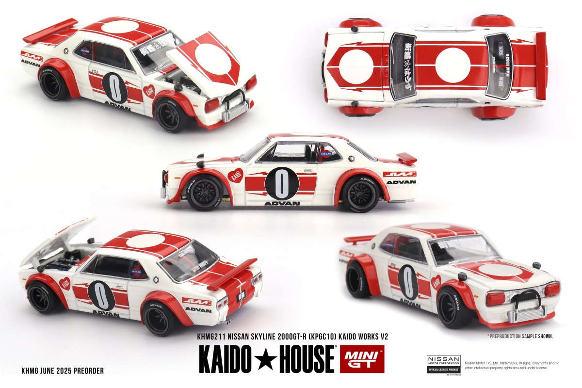 Hot Wheels Nissan Skyline 2000GT-R (KPGC 10) Kaido Works V2