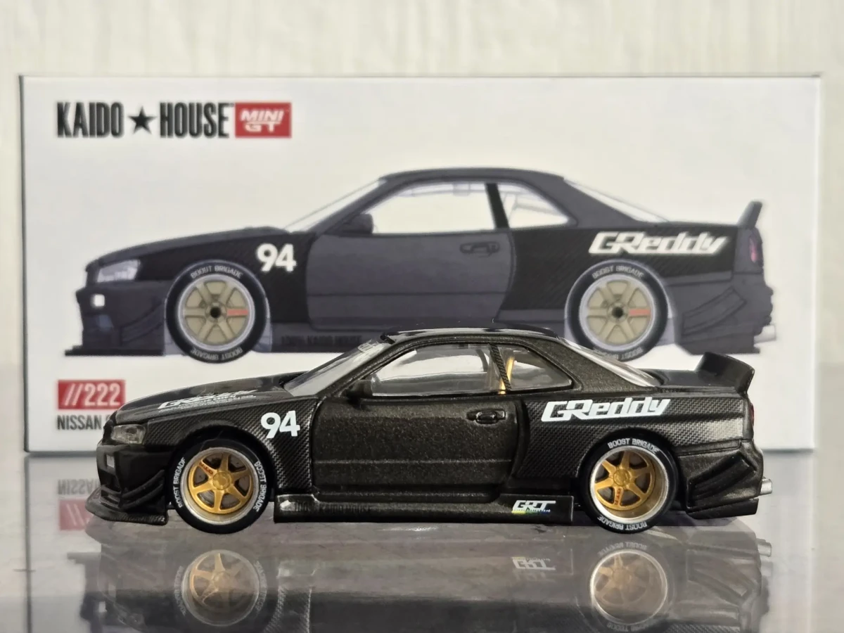 2025 Nissan Skyline GT-R (R34) Kaido Works GReddy V2 Silver: No Package: Image 3