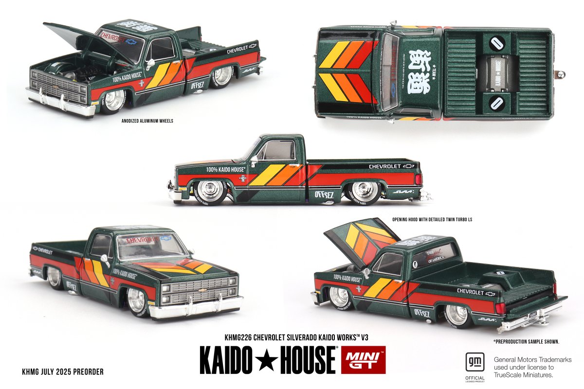 Hot Wheels Chevrolet Silverado Kaido Works V3