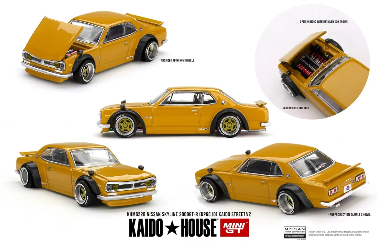 Hot Wheels Nissan Skyline 2000GT-R (KPGC 10) Kaido Street V2
