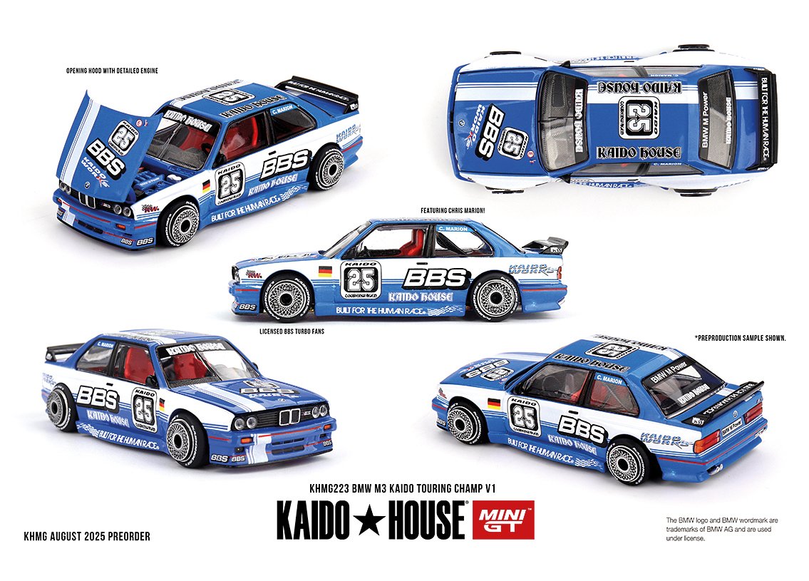 Hot Wheels BMW M3 Kaido Touring Champ V1
