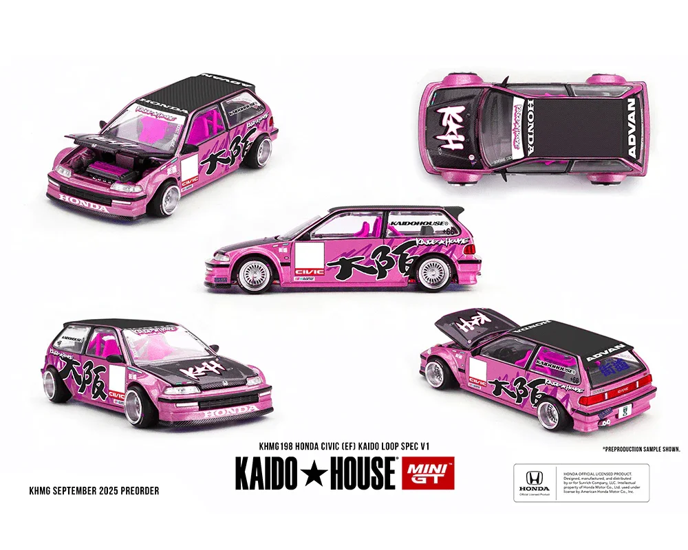 Hot Wheels Honda Civic (EF) Kaido Loop Spec V1