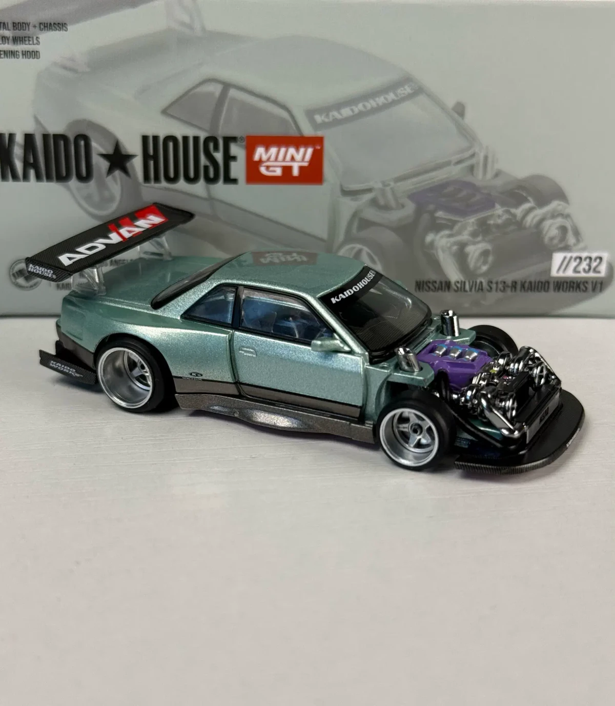 2026 Nissan Silvia S13-R Kaido Works V1 Green: No Package: Image 3