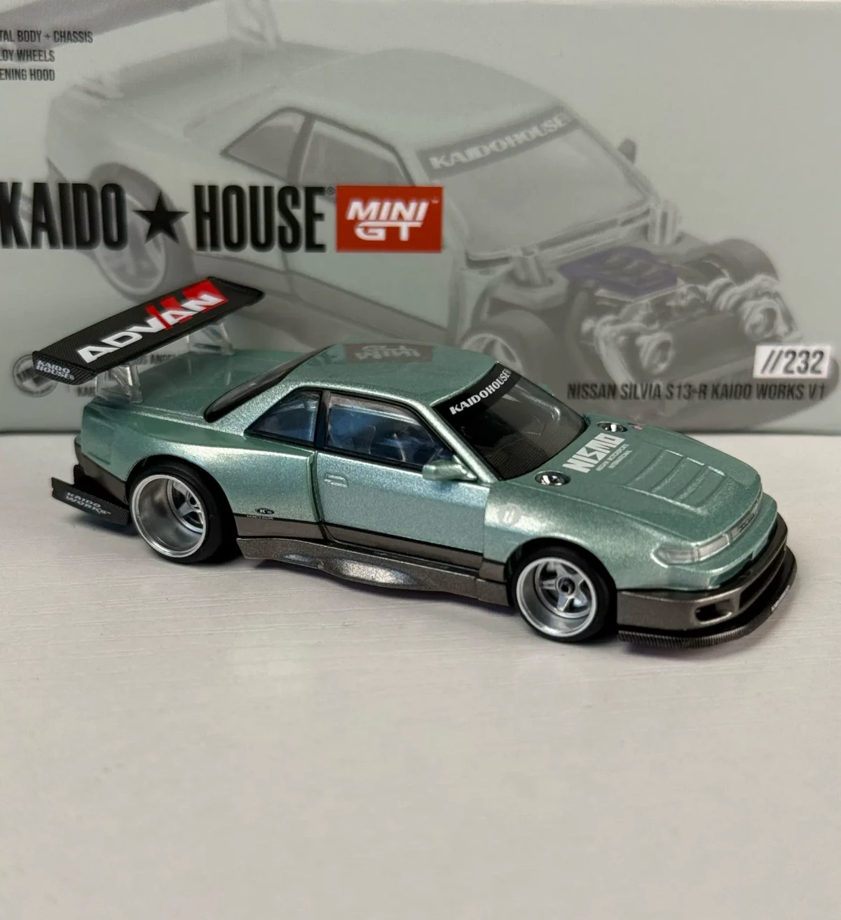 2026 Nissan Silvia S13-R Kaido Works V1 Green: No Package: Image 5