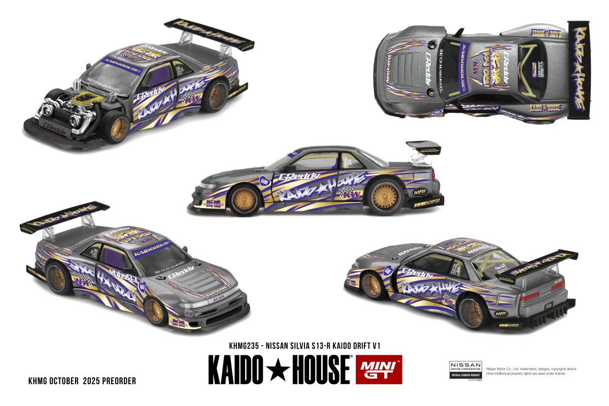 Hot Wheels Nissan Silvia S13-R Kaido Drift V1