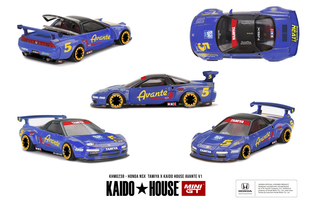 Hot Wheels Honda NSX Tamiya x Kaido House Avante V1