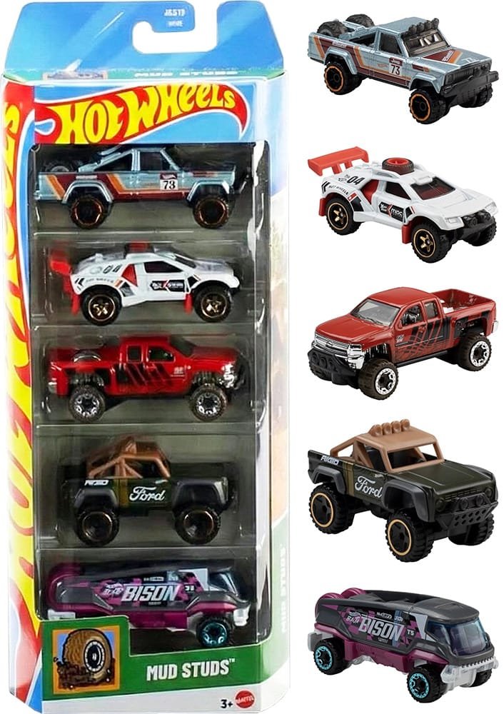 Hot Wheels Mud Studs 5-Pack